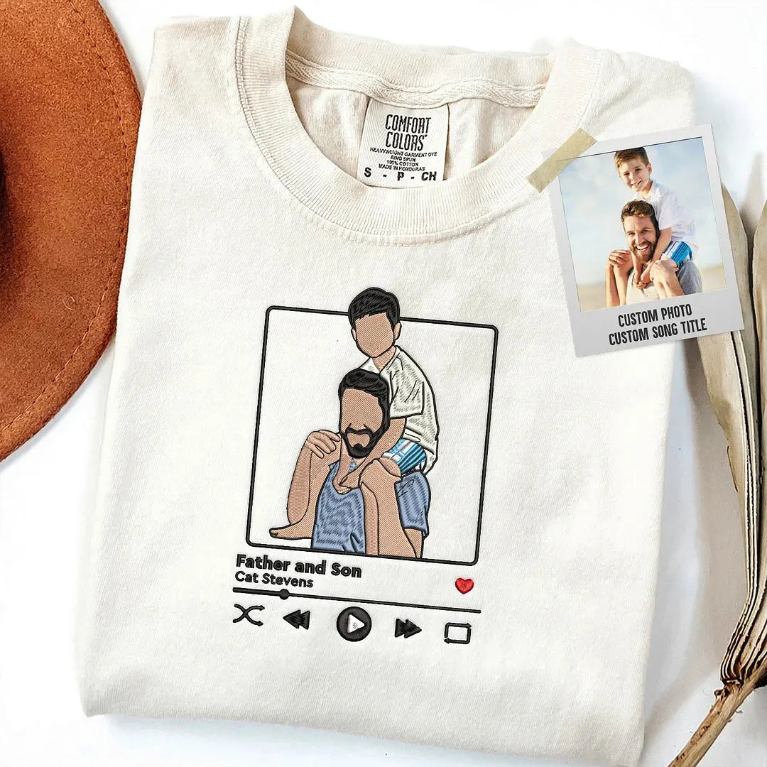 custom-embroidered-sweatshirt-personalized-music-player-portrait-fathers-day-gift