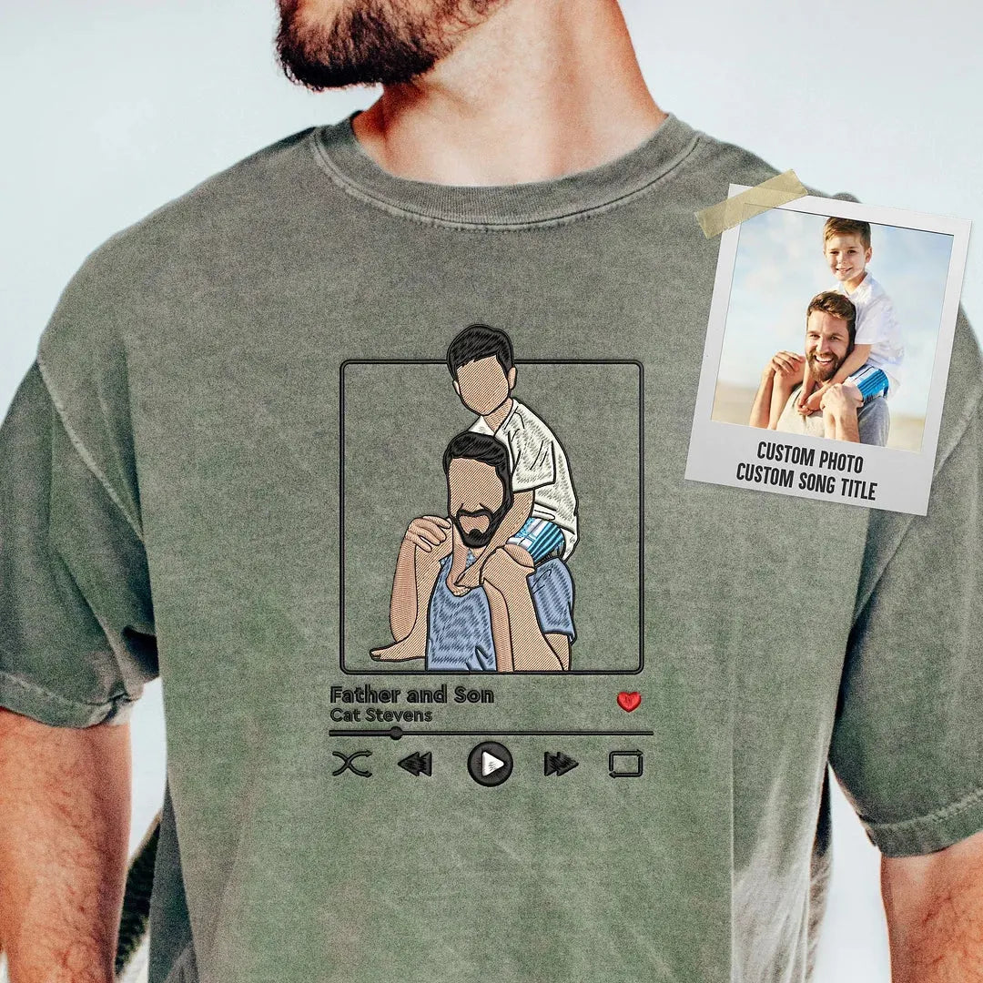 custom-embroidered-sweatshirt-personalized-music-player-portrait-fathers-day-gift