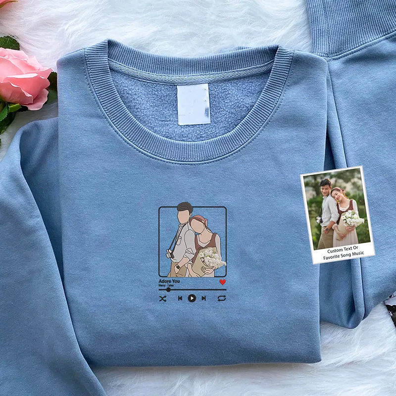 custom-embroidered-sweatshirt-personalized-music-player-portrait-fathers-day-gift