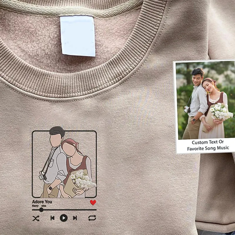 custom-embroidered-sweatshirt-personalized-music-player-portrait-fathers-day-gift