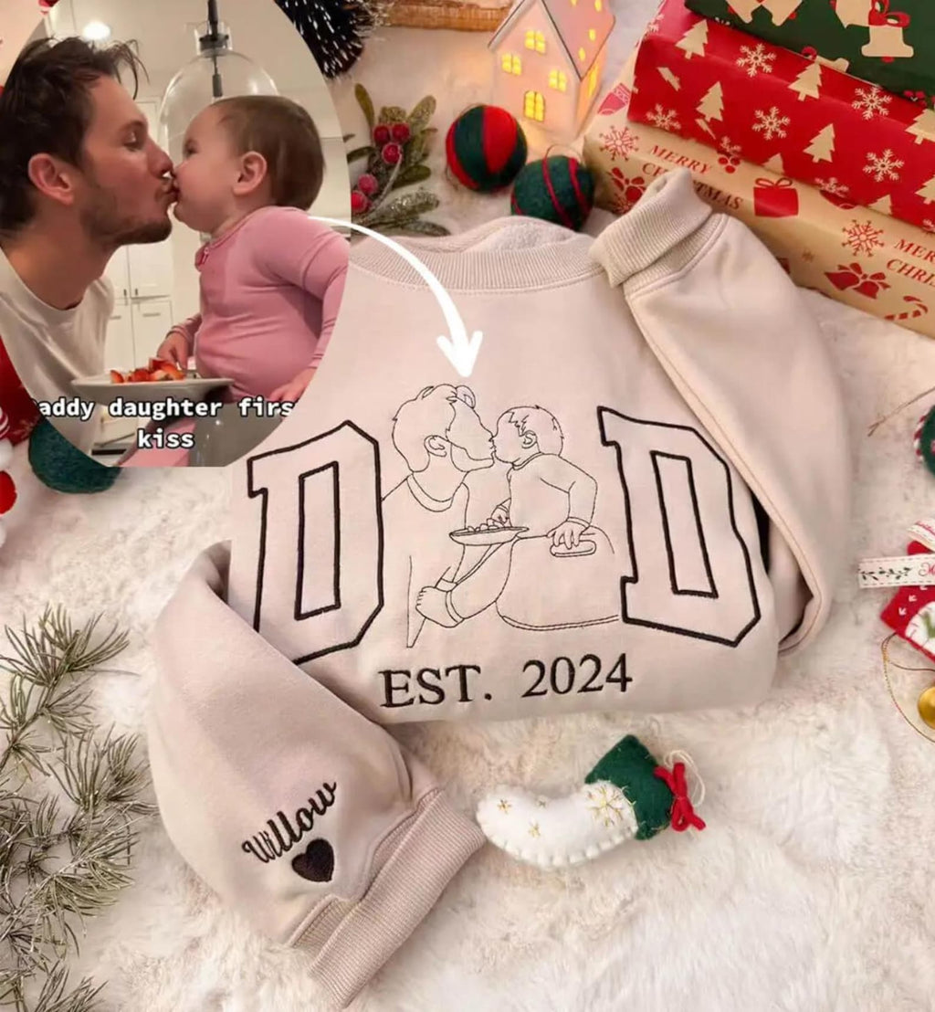 custom-dad-family-photo-outline-embroidered-sweatshirt-personalized-fathers-day-gift