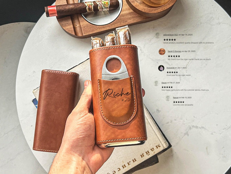 personalized-leather-cigar-case-cigar-case-with-cutter-gift-for-cigar-lover-fathers-day-gifts