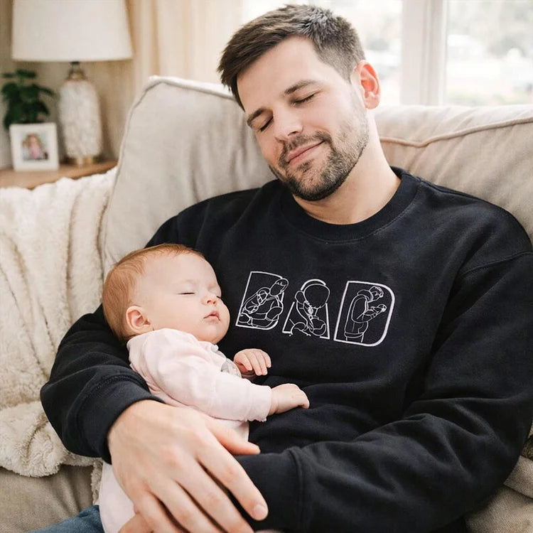 custom-photo-outline-embroidery-dad-sweatshirt-personalized-fathers-day-gift-with-kids-names-photos