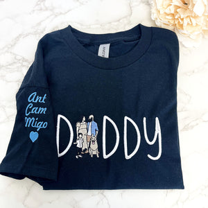custom-embroidered-fathers-day-gift-with-photo-portrait-kids-names-on-sleeve