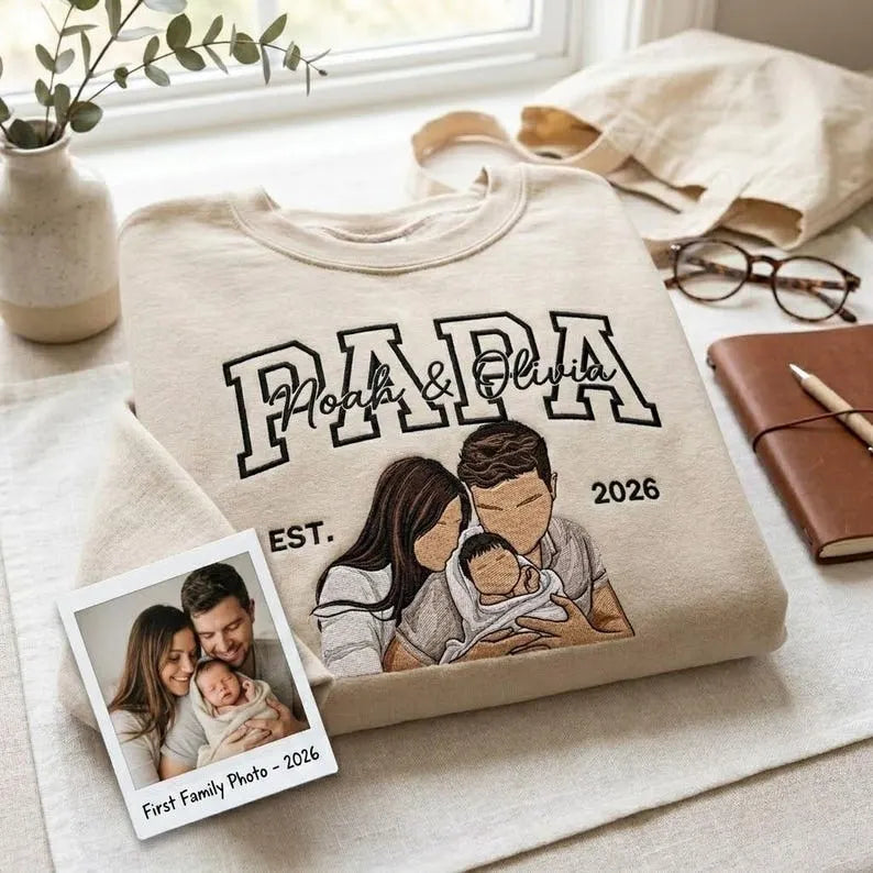custom-papa-dad-sweatshirt-with-kids-names-portrait-personalized-fathers-day-gift