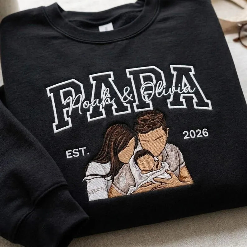 custom-papa-dad-sweatshirt-with-kids-names-portrait-personalized-fathers-day-gift