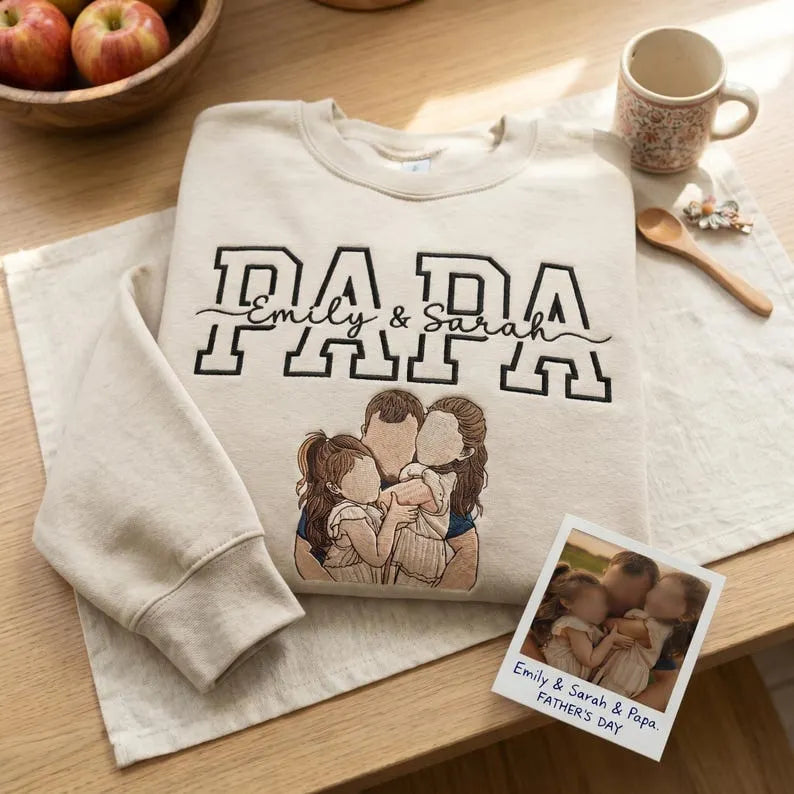 custom-papa-dad-sweatshirt-with-kids-names-portrait-personalized-fathers-day-gift