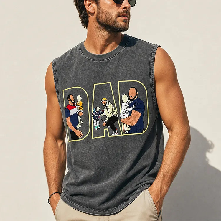 custom-photo-portrait-embroidered-vintage-washed-tank-top-personalized-fathers-day-gift