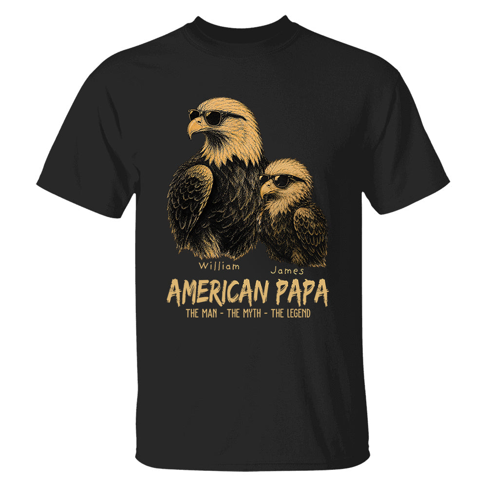 eagle-american-dad-the-man-the-myth-the-legend-personalized-funny-papa-t-shirt-fathers-day-cool-dad-eagle-tee-gifts-for-dad-husband