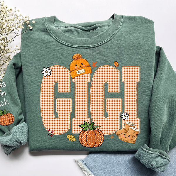custom-printed-pumpkin-halloween-gingham-text-sweatshirt-halloween-gifts-fall-thanksgiving-gift-for-grandma