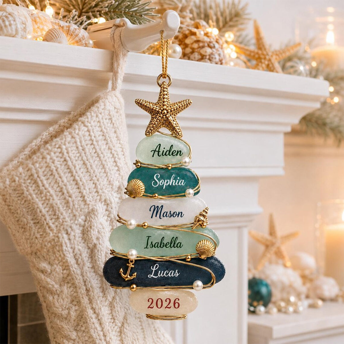 personalized-sea-glass-christmas-tree-ornament-2026-custom-family-names-coastal-beach-holiday-decoration-unique-beach-themed-xmas-gift