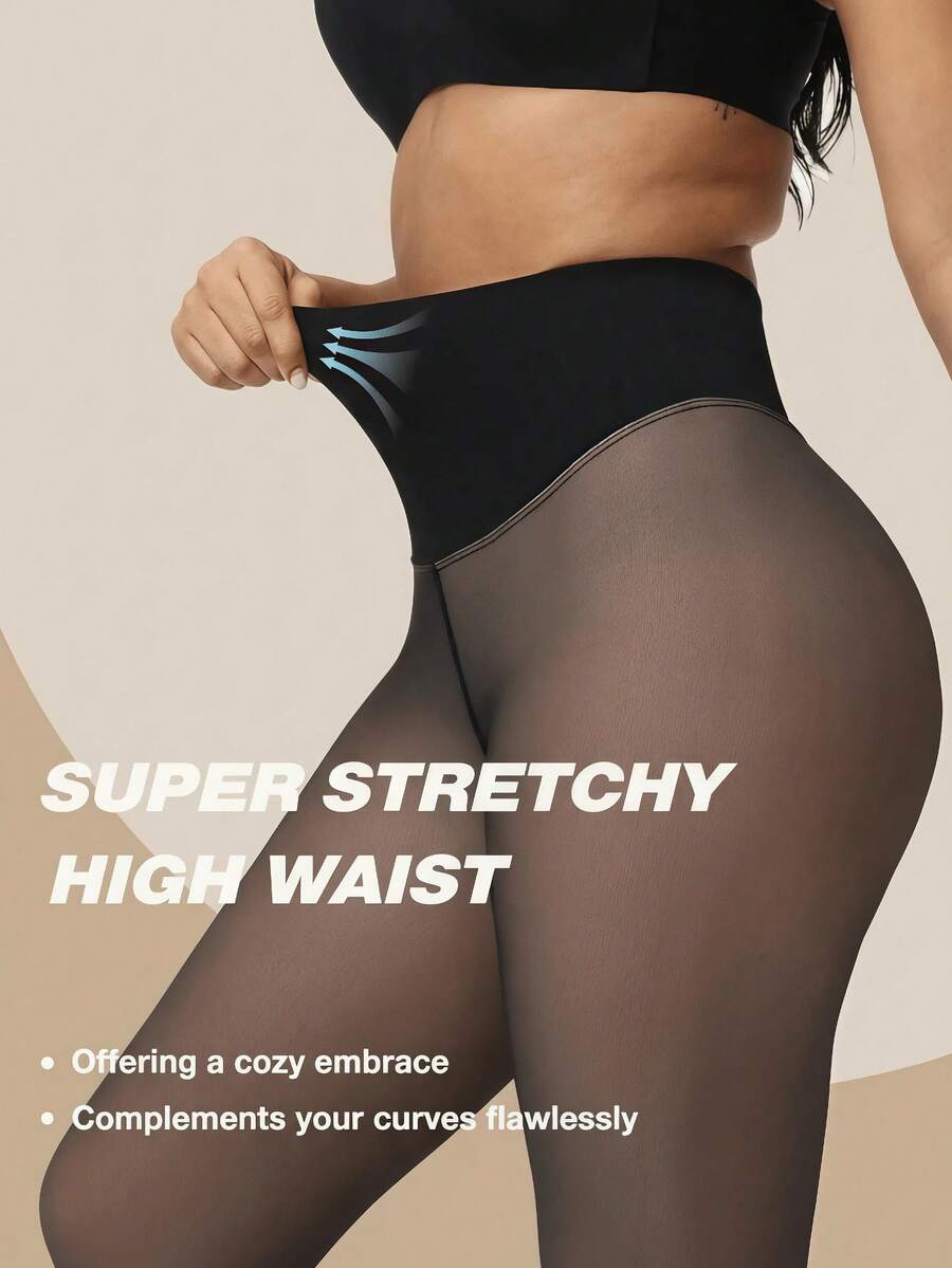 premium-fleece-lined-sheer-look-tights-for-women-high-waisted-thermal-tummy-control-pantyhose