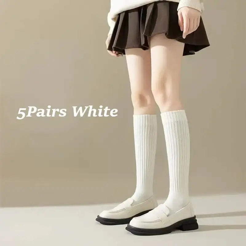 womens-5-pack-cozy-striped-crew-socks-thick-warm-winter-socks