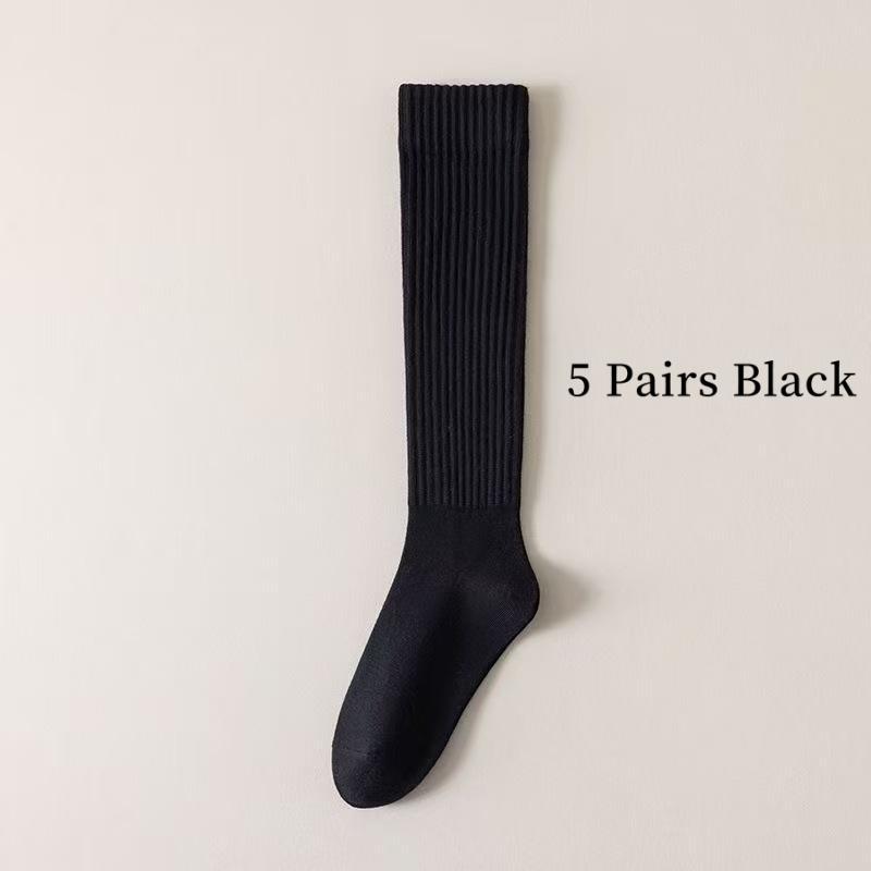 womens-5-pack-cozy-striped-crew-socks-thick-warm-winter-socks