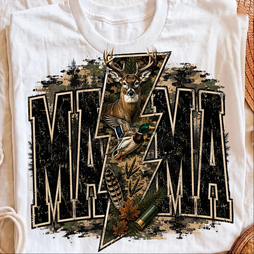 custom-hunting-mama-vintage-deer-and-duck-sweatshirt-graphic-pullover