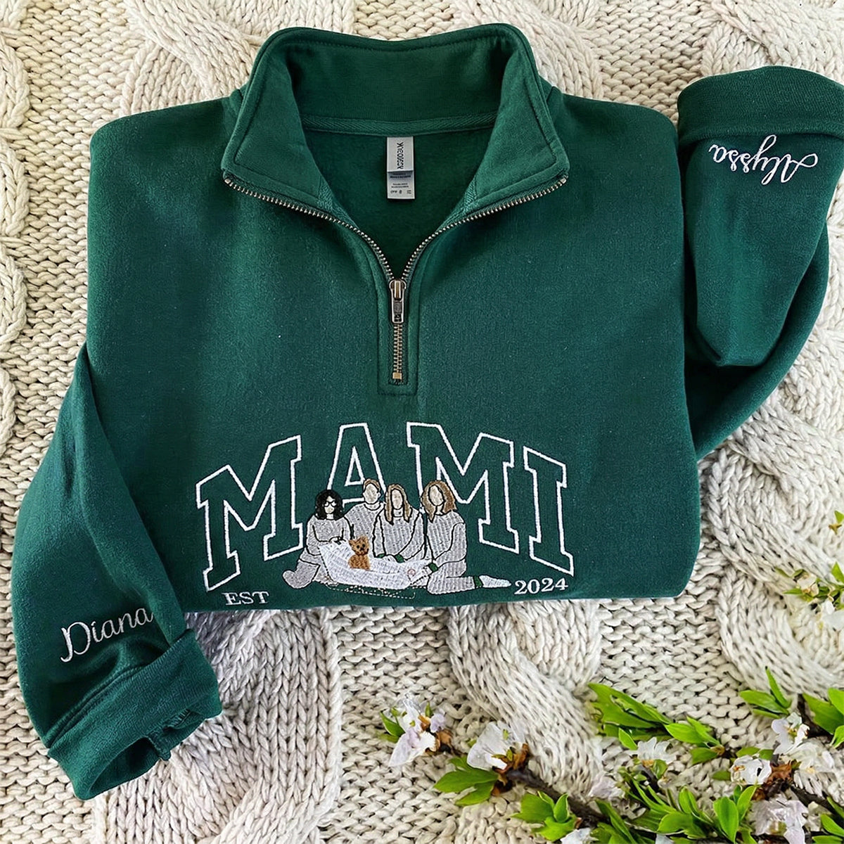 custom-mama-sweatshirt-with-photo-personalized-embroidered-quarter-zip-pullover-mothers-day-gift