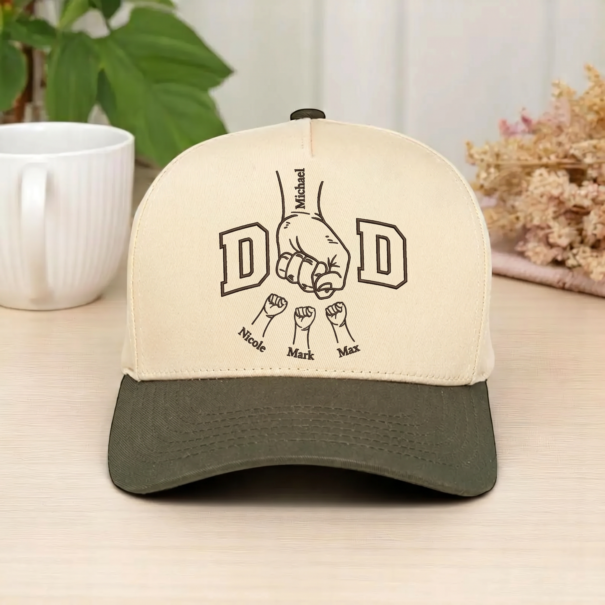custom-fist-bump-embroidered-hat-best-fathers-day-gift
