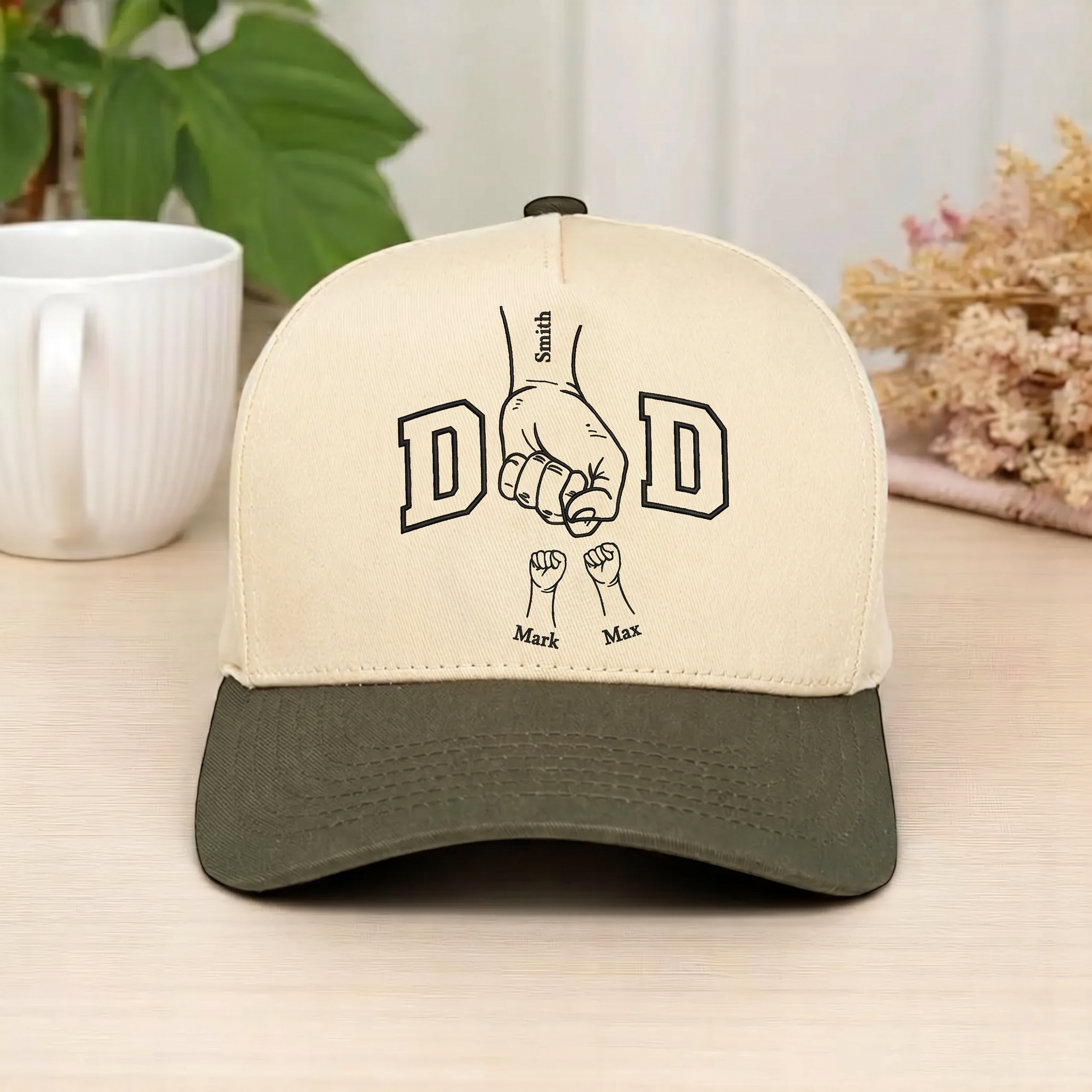 custom-fist-bump-embroidered-hat-best-fathers-day-gift