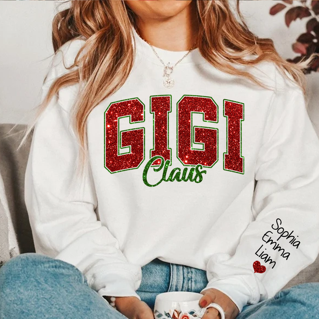 custom-glitter-print-gigi-claus-christmas-grandma-nickname-sweatshirt-with-grandkids-name