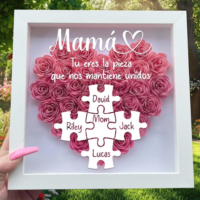 custom-mama-flower-shadow-box-madre-puzzle-frame