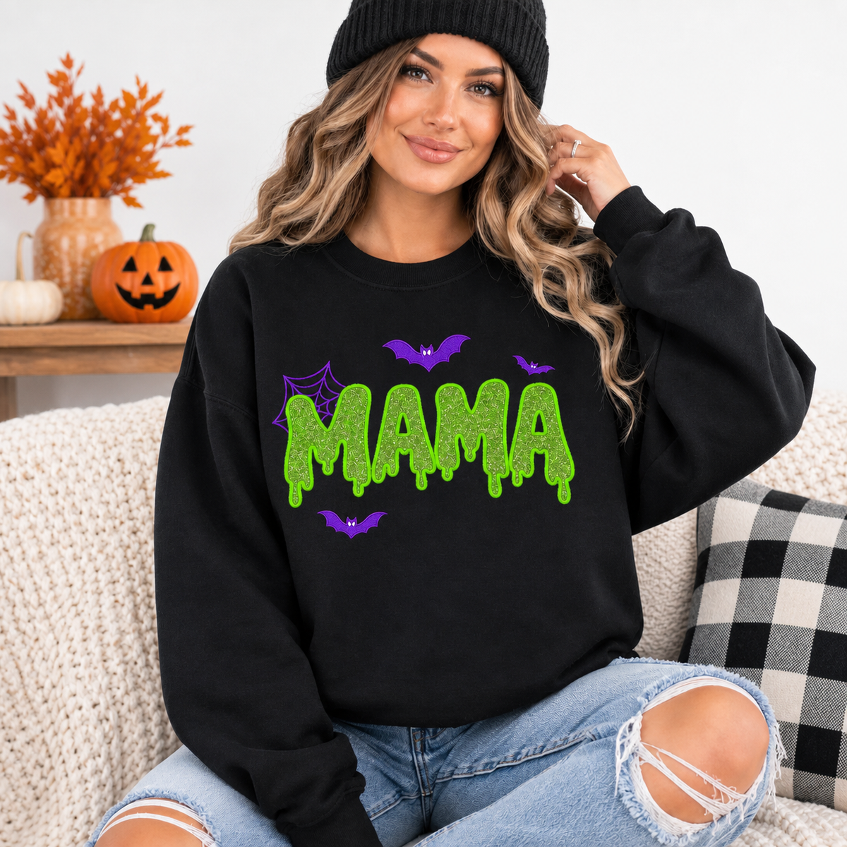 personalized-halloween-mama-glitter-embroidered-sweatshirt