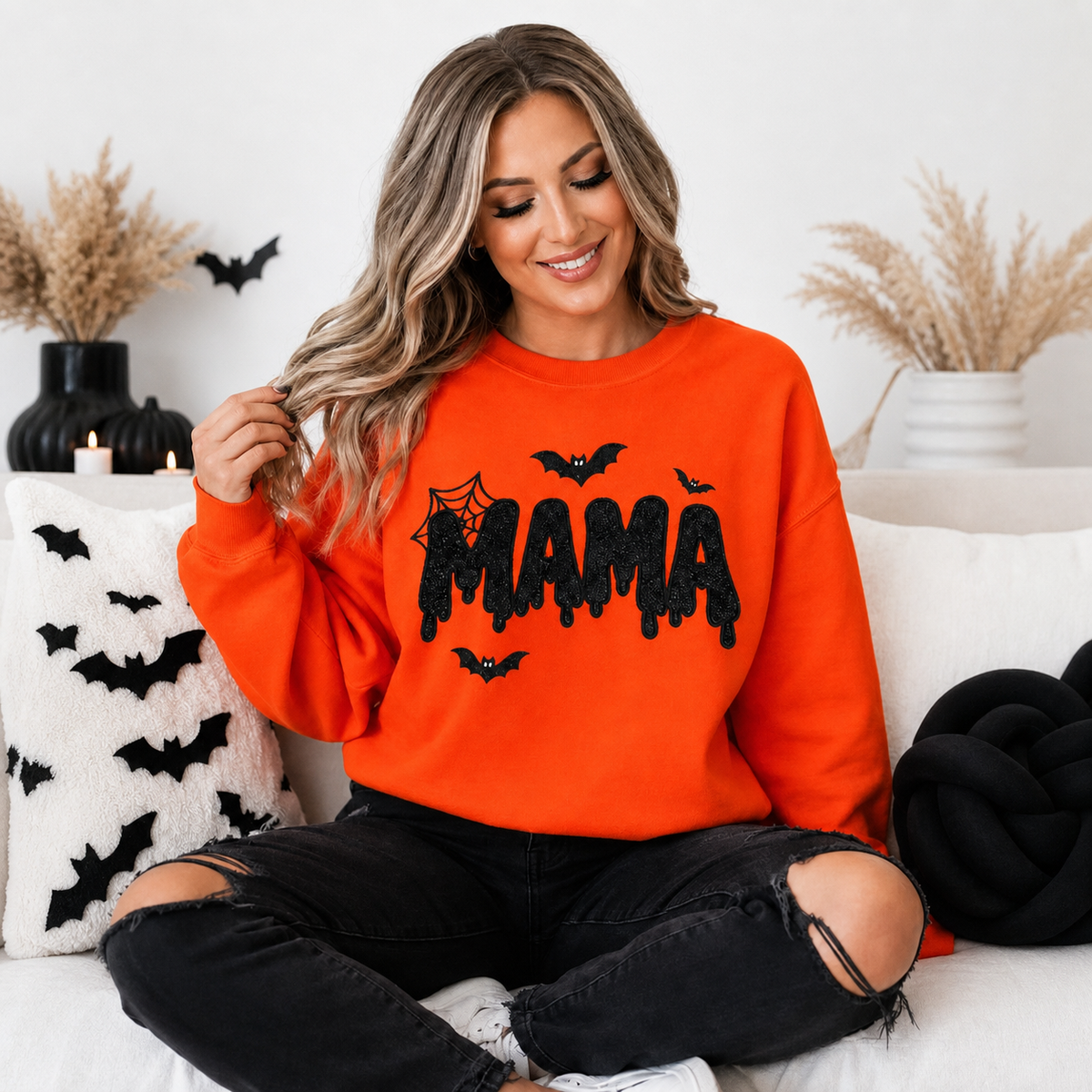 personalized-halloween-mama-glitter-embroidered-sweatshirt