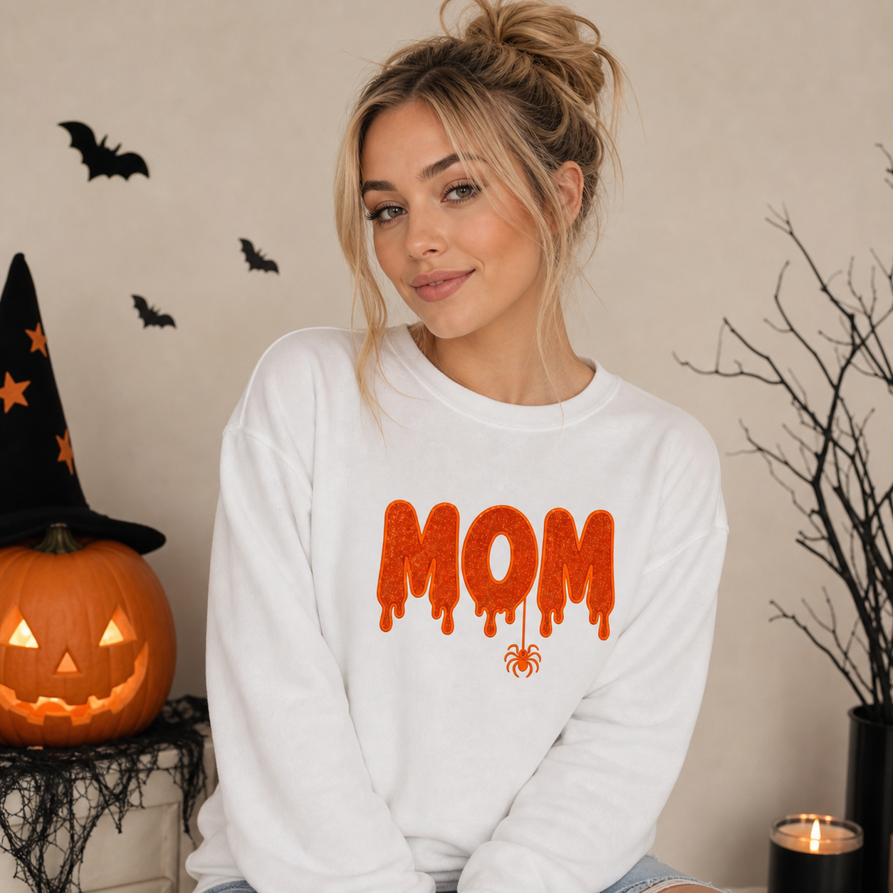 custom-halloween-glitter-letters-mama-drip-acid-sweatshirt