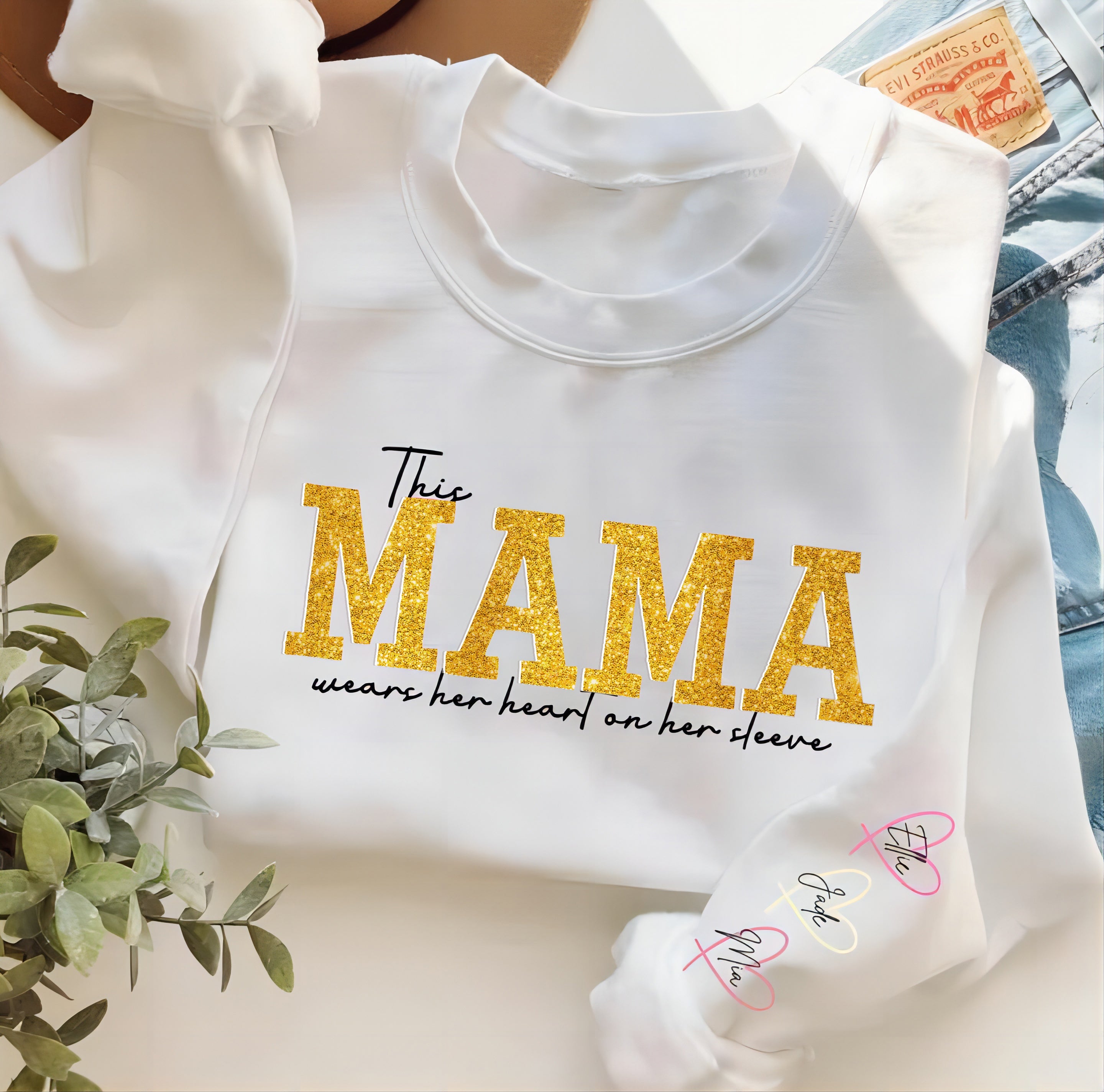 personalized-wear-heart-on-sleeve-mama-sweatshirt-with-kid-names-on-sleeves-mothers-day-birthday-gift