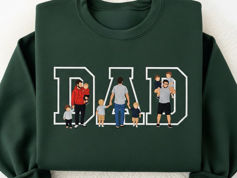 custom-photo-portrait-embroidery-sweatshirt-t-shirt-fathers-day-gift-for-dad