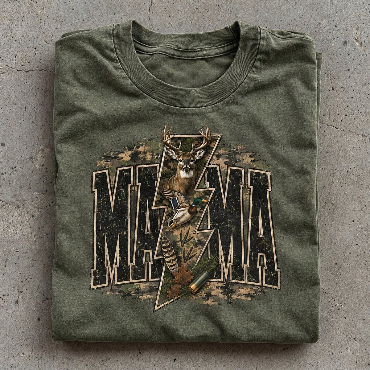 custom-hunting-mama-vintage-deer-and-duck-sweatshirt-graphic-pullover