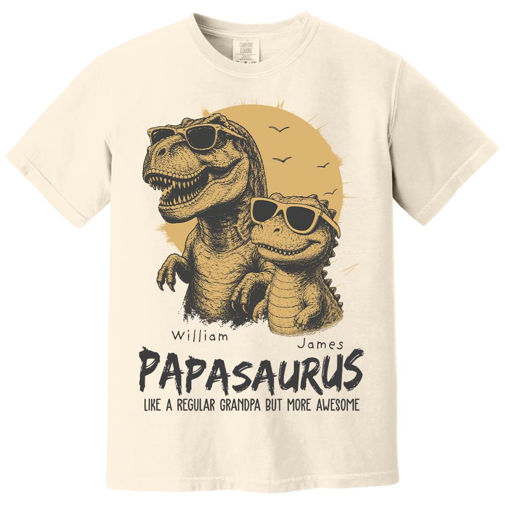 personalized-grandpasaurus-shirt-with-custom-kids-names-funny-grandpa-family-t-shirt-for-papa-daddy-fathers-day-birthday-gift