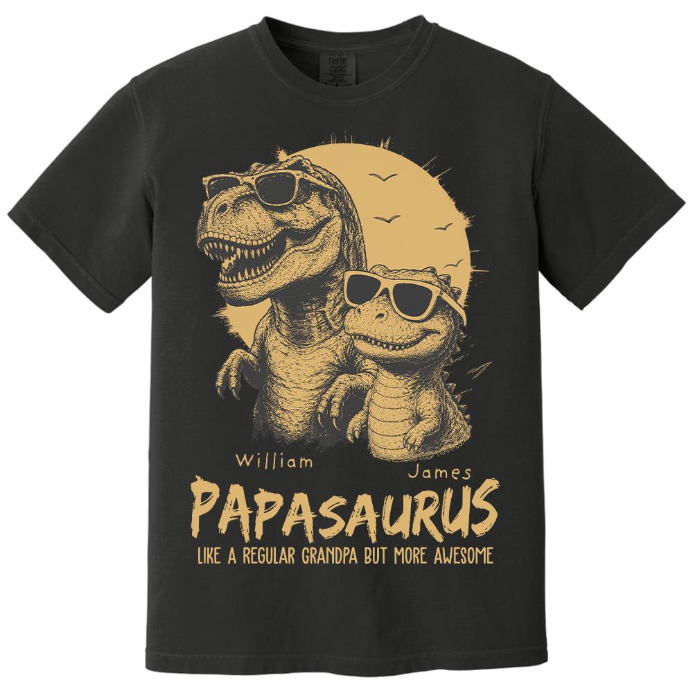 personalized-grandpasaurus-shirt-with-custom-kids-names-funny-grandpa-family-t-shirt-for-papa-daddy-fathers-day-birthday-gift
