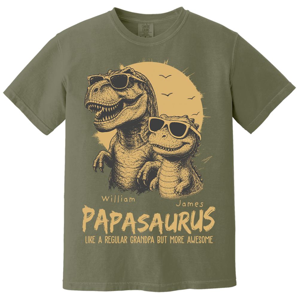personalized-grandpasaurus-shirt-with-custom-kids-names-funny-grandpa-family-t-shirt-for-papa-daddy-fathers-day-birthday-gift