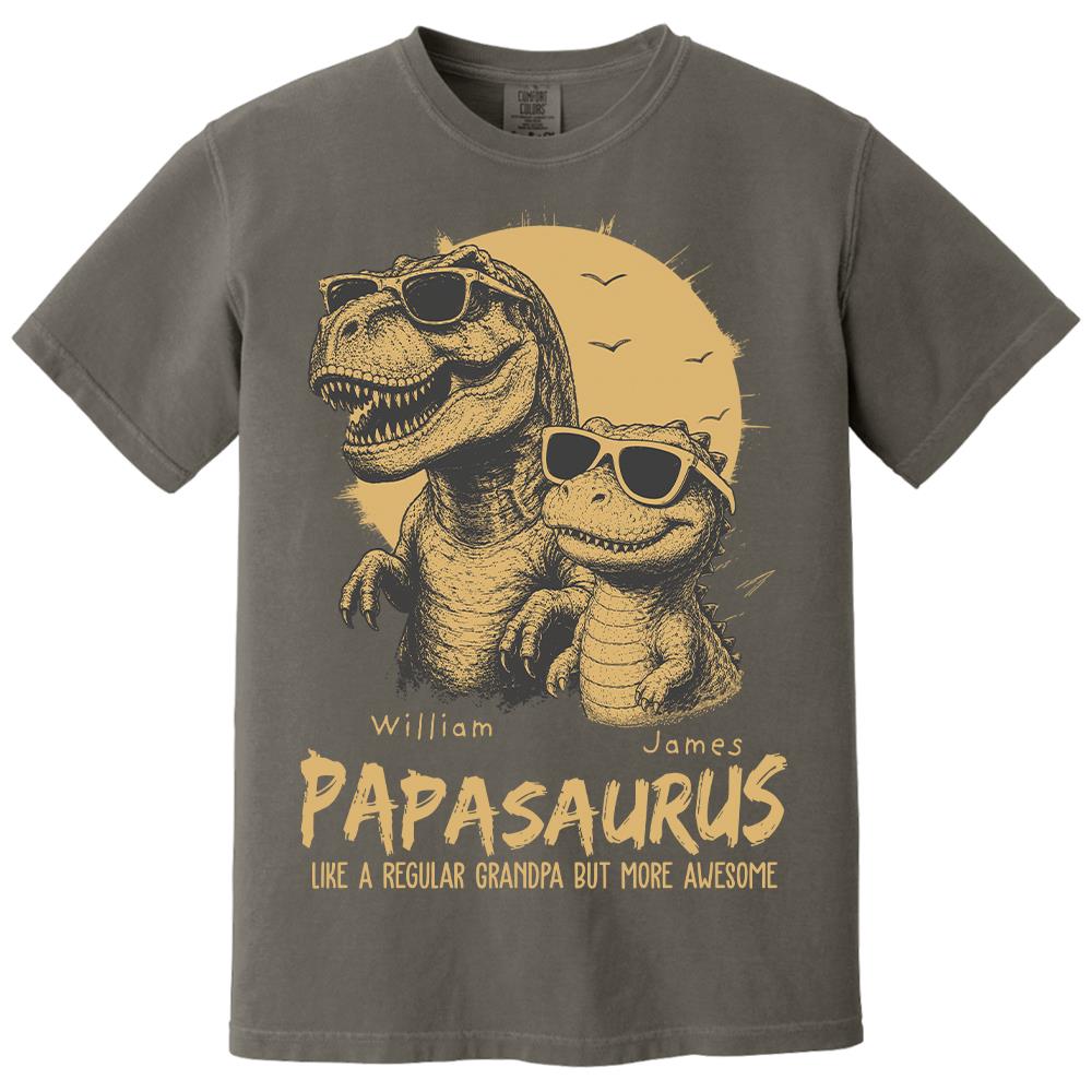 personalized-grandpasaurus-shirt-with-custom-kids-names-funny-grandpa-family-t-shirt-for-papa-daddy-fathers-day-birthday-gift
