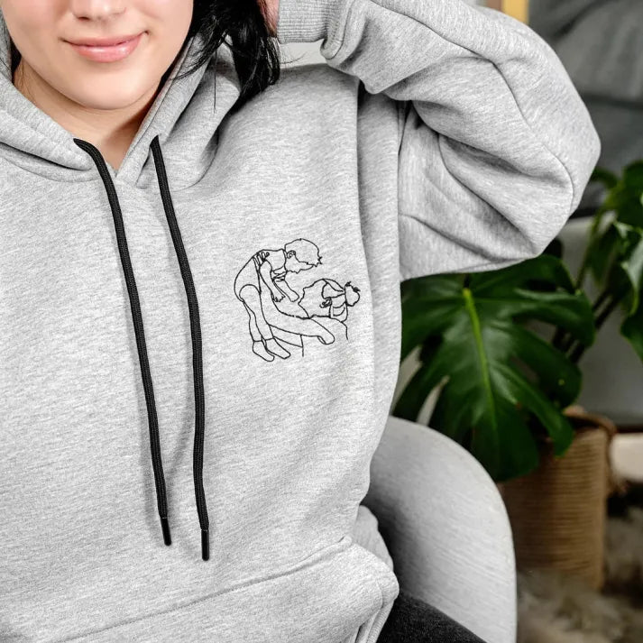 custom-parent-child-photo-outline-embroidered-sweatshirt-surprise-mothers-day-gift