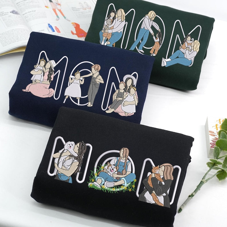 custom-embroidered-portrait-mum-kids-letter-design-sweatshirt-mothers-day-gift