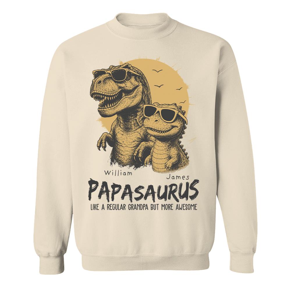 personalized-grandpasaurus-shirt-with-custom-kids-names-funny-grandpa-family-t-shirt-for-papa-daddy-fathers-day-birthday-gift