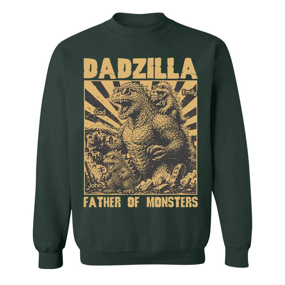 personalized-dadzilla-t-shirt-father-day-gifts-for-dad-funny-papa-tshirt-cool-daddy-dinosaur-tee