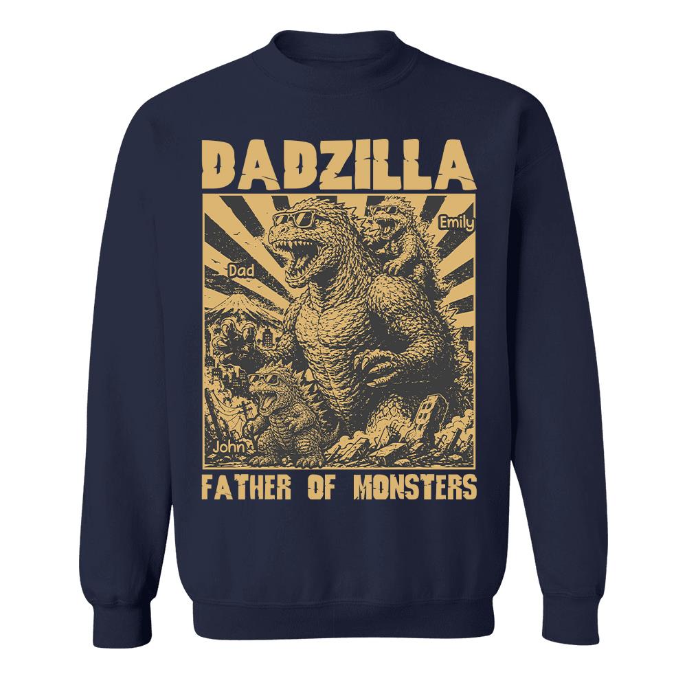 personalized-dadzilla-t-shirt-father-day-gifts-for-dad-funny-papa-tshirt-cool-daddy-dinosaur-tee