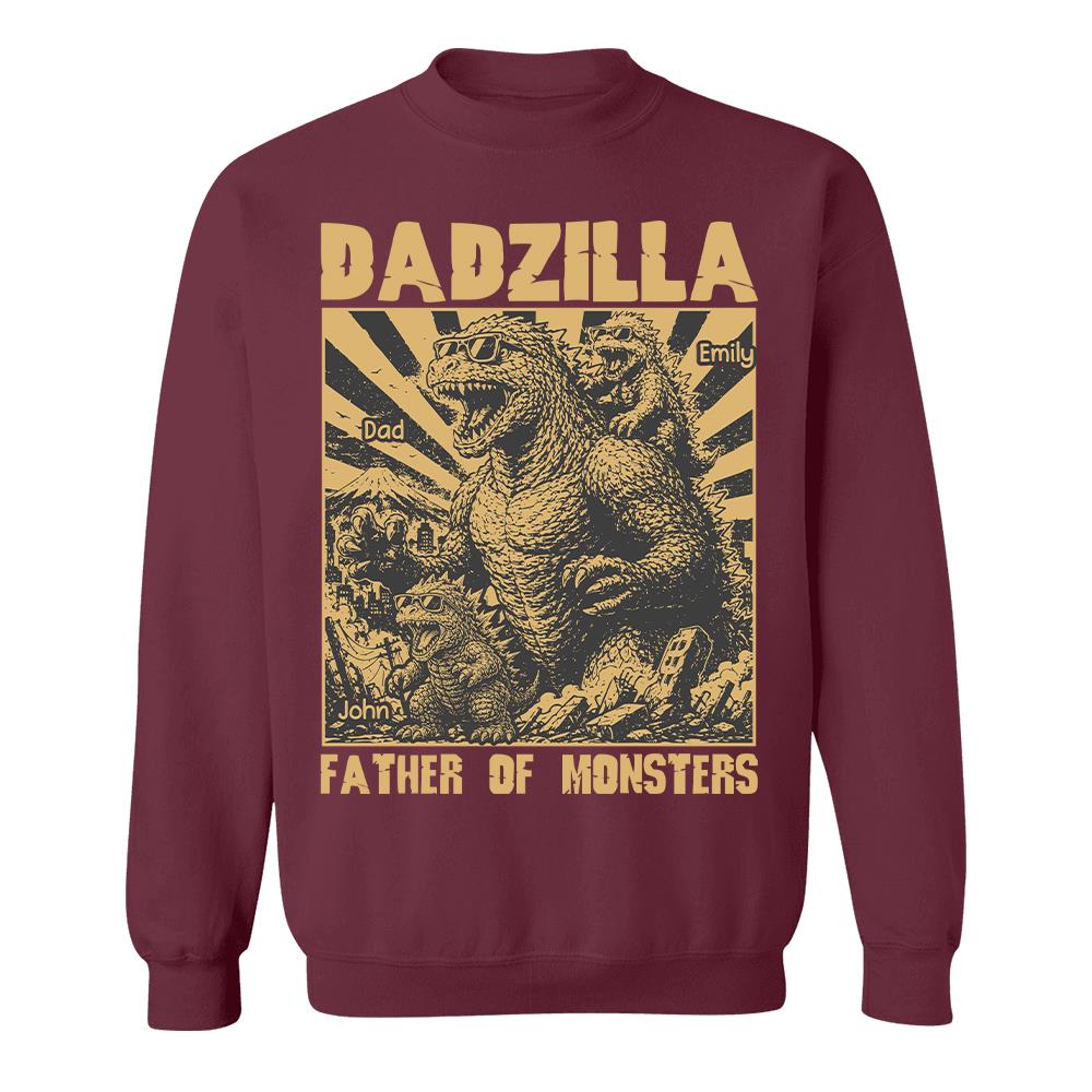 personalized-dadzilla-t-shirt-father-day-gifts-for-dad-funny-papa-tshirt-cool-daddy-dinosaur-tee