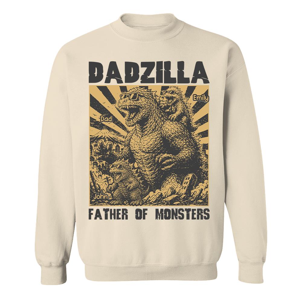 personalized-dadzilla-t-shirt-father-day-gifts-for-dad-funny-papa-tshirt-cool-daddy-dinosaur-tee