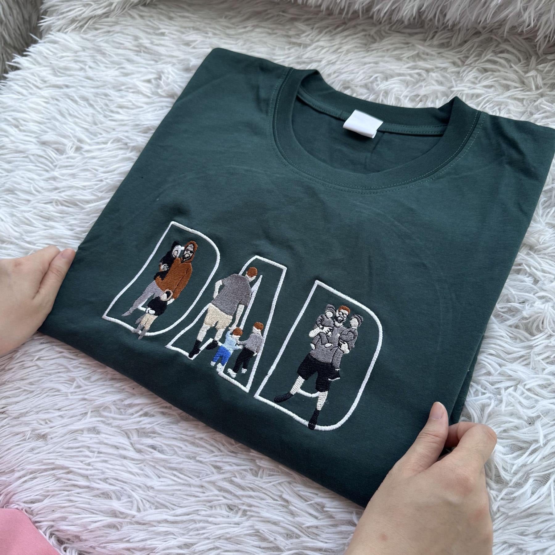 custom-photo-portrait-embroidery-sweatshirt-t-shirt-gift-for-dad-mom-family