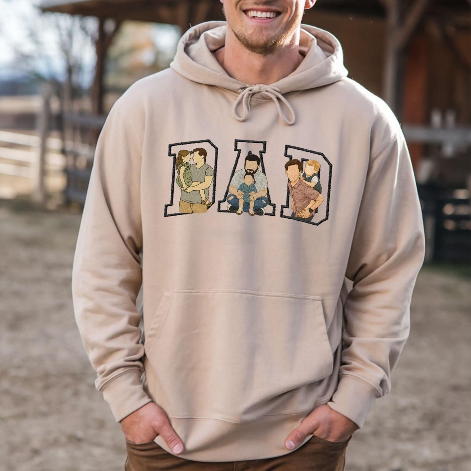 custom-photo-portrait-embroidery-sweatshirt-t-shirt-fathers-day-gift-for-dad