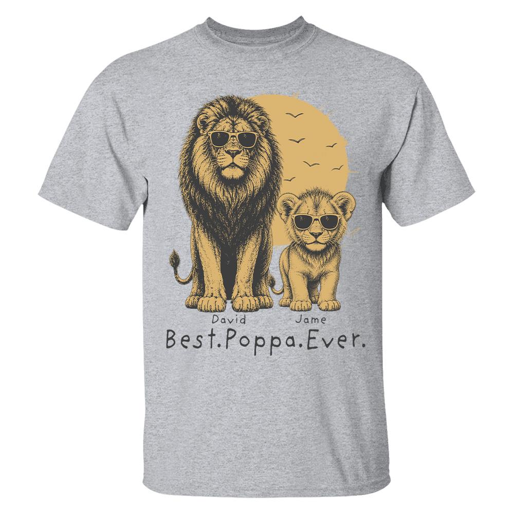 retro-vintage-lion-dad-and-kids-daddy-protector-personalized-shirt-cool-fathers-day-gift-for-dad-husband