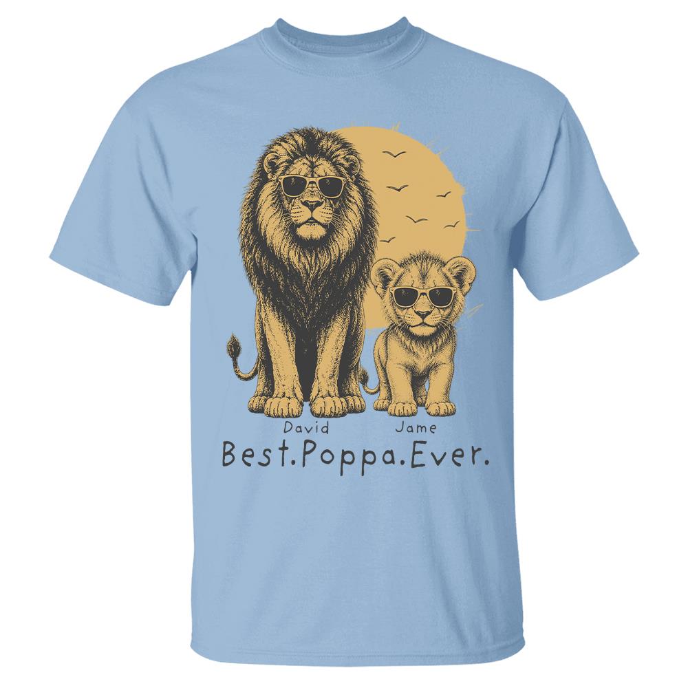 retro-vintage-lion-dad-and-kids-daddy-protector-personalized-shirt-cool-fathers-day-gift-for-dad-husband