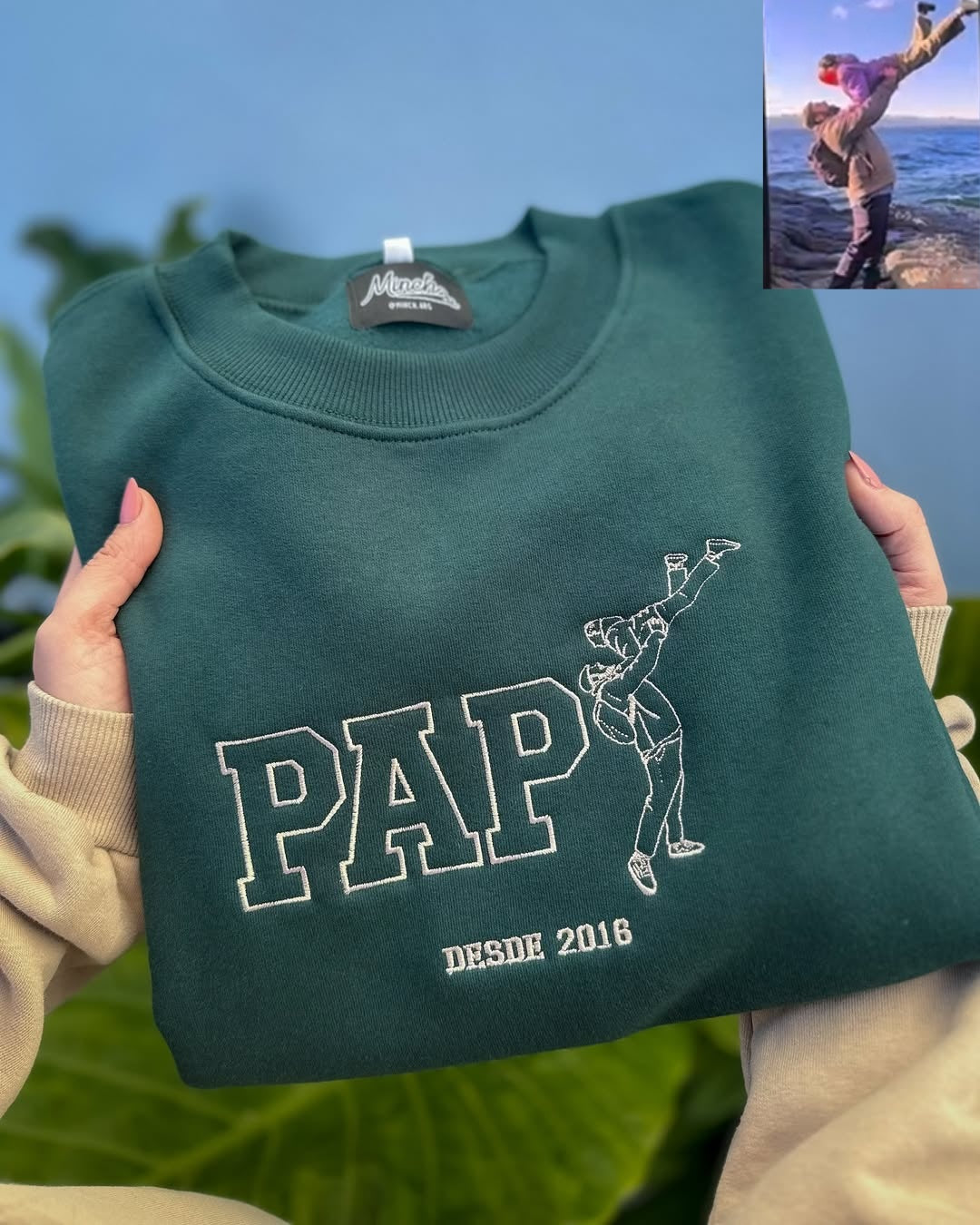 custom-papa-papi-portrait-sweatshirt-personalised-embroidered-gift-from-photo