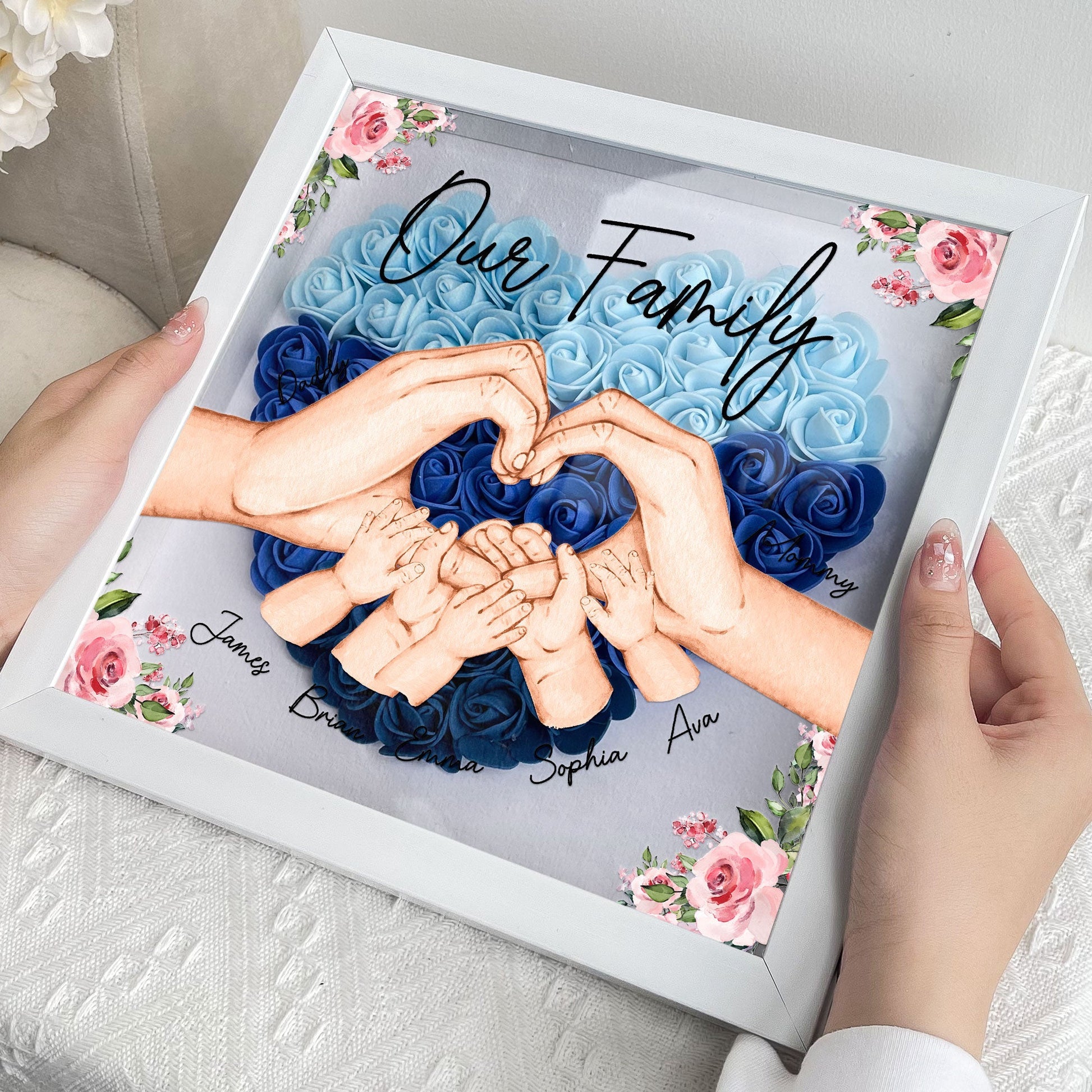 personalized-our-family-hands-flower-shadow-box-custom-mother-s-day-gift-for-mom-popular-family-keepsake-decor