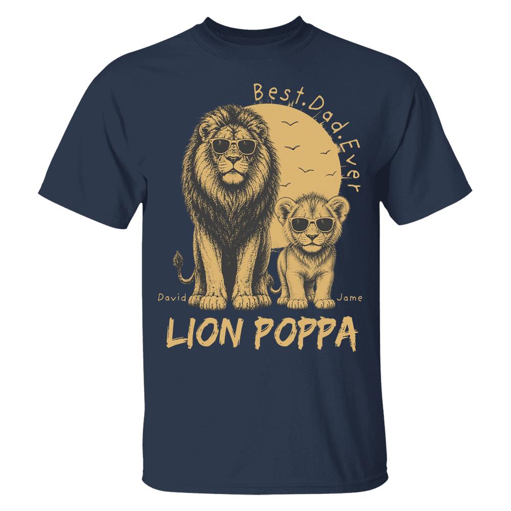 retro-vintage-lion-dad-and-kids-daddy-protector-personalized-shirt-cool-fathers-day