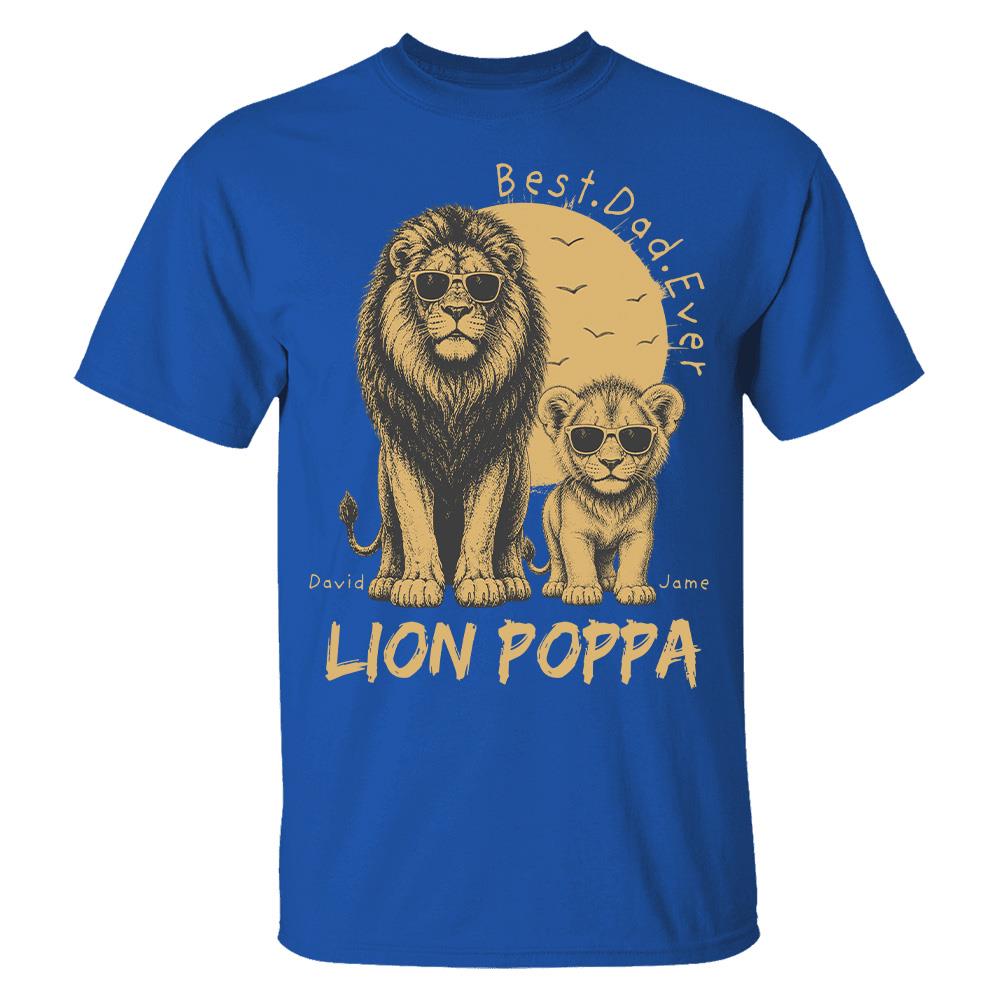 retro-vintage-lion-dad-and-kids-daddy-protector-personalized-shirt-cool-fathers-day