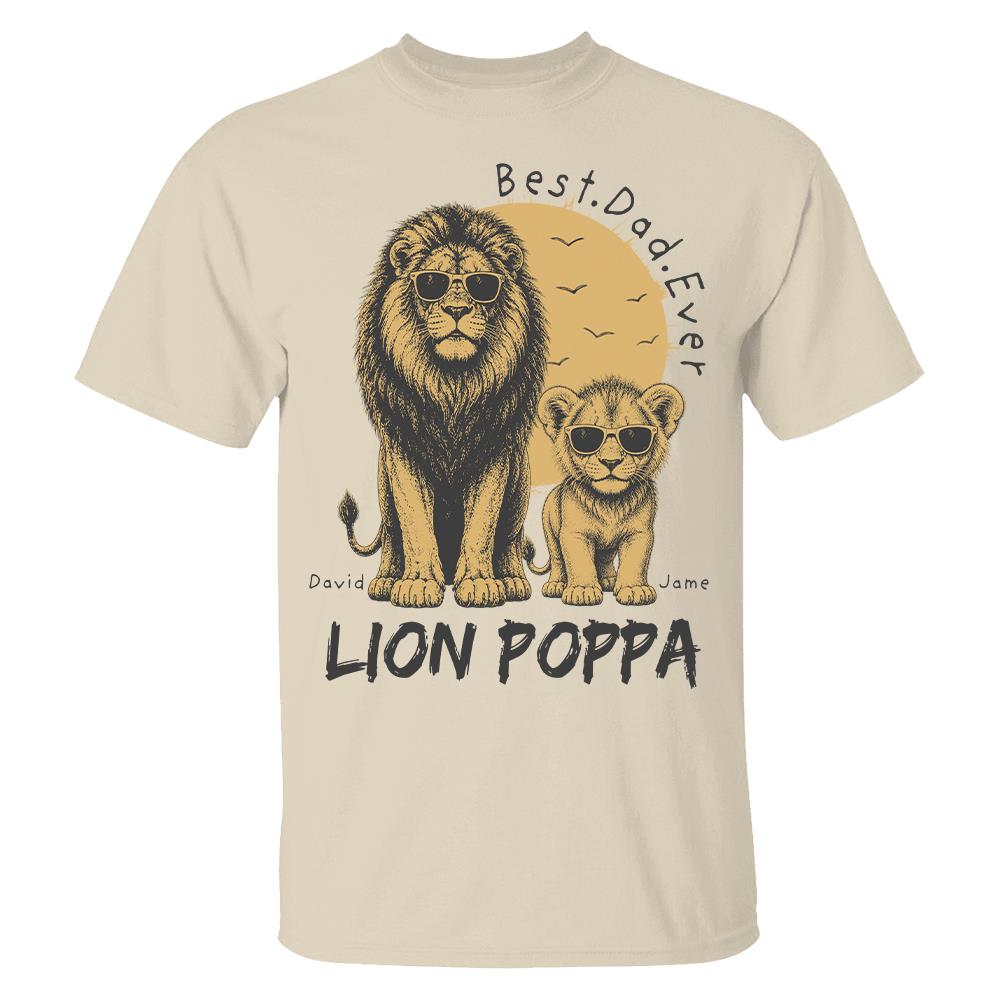 retro-vintage-lion-dad-and-kids-daddy-protector-personalized-shirt-cool-fathers-day